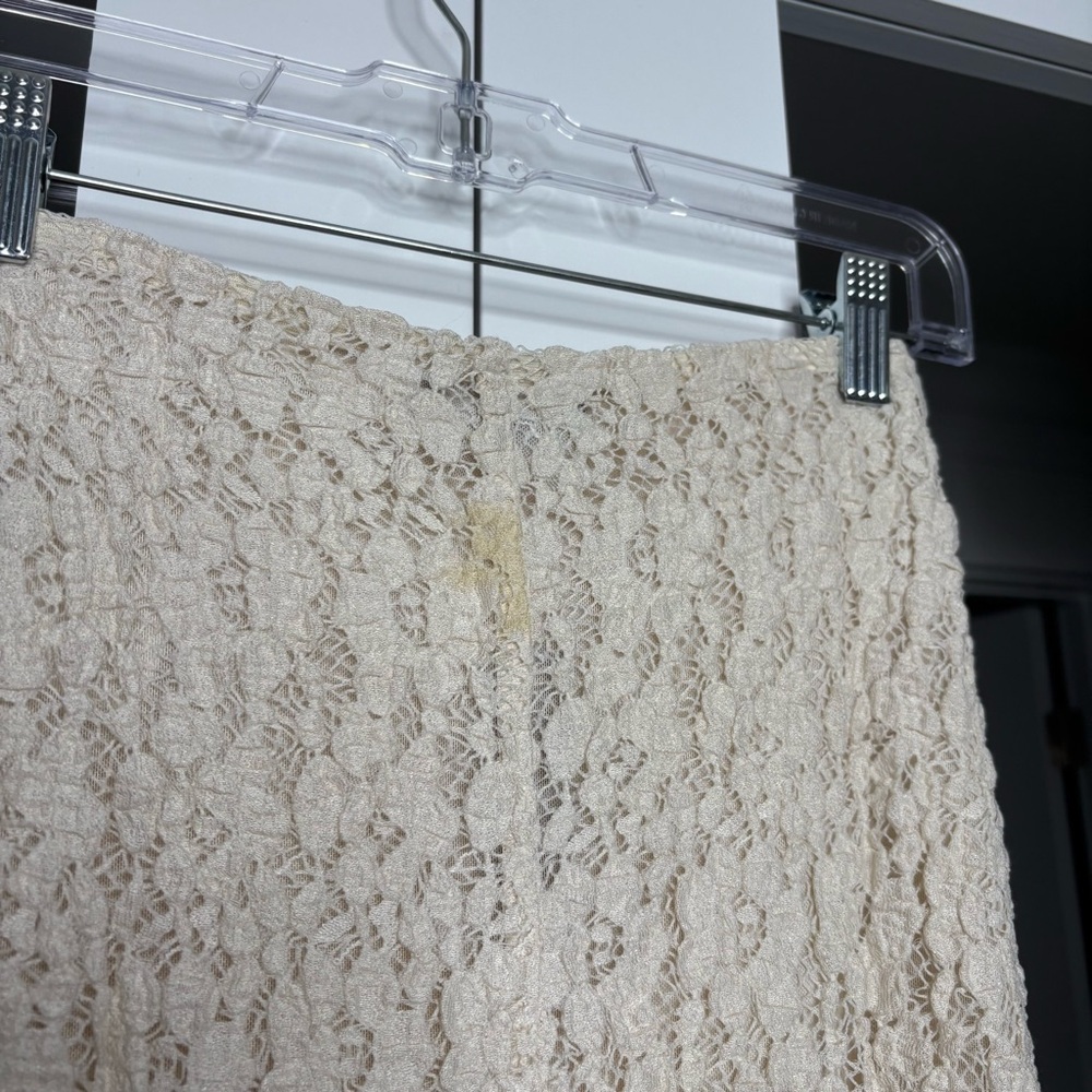 NWT J. Crew Lace Maxi Skirt Natural Cream - Picture 4 of 6
